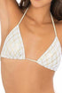 Luli Fama Diamantes De Coral Braided Triangle Top